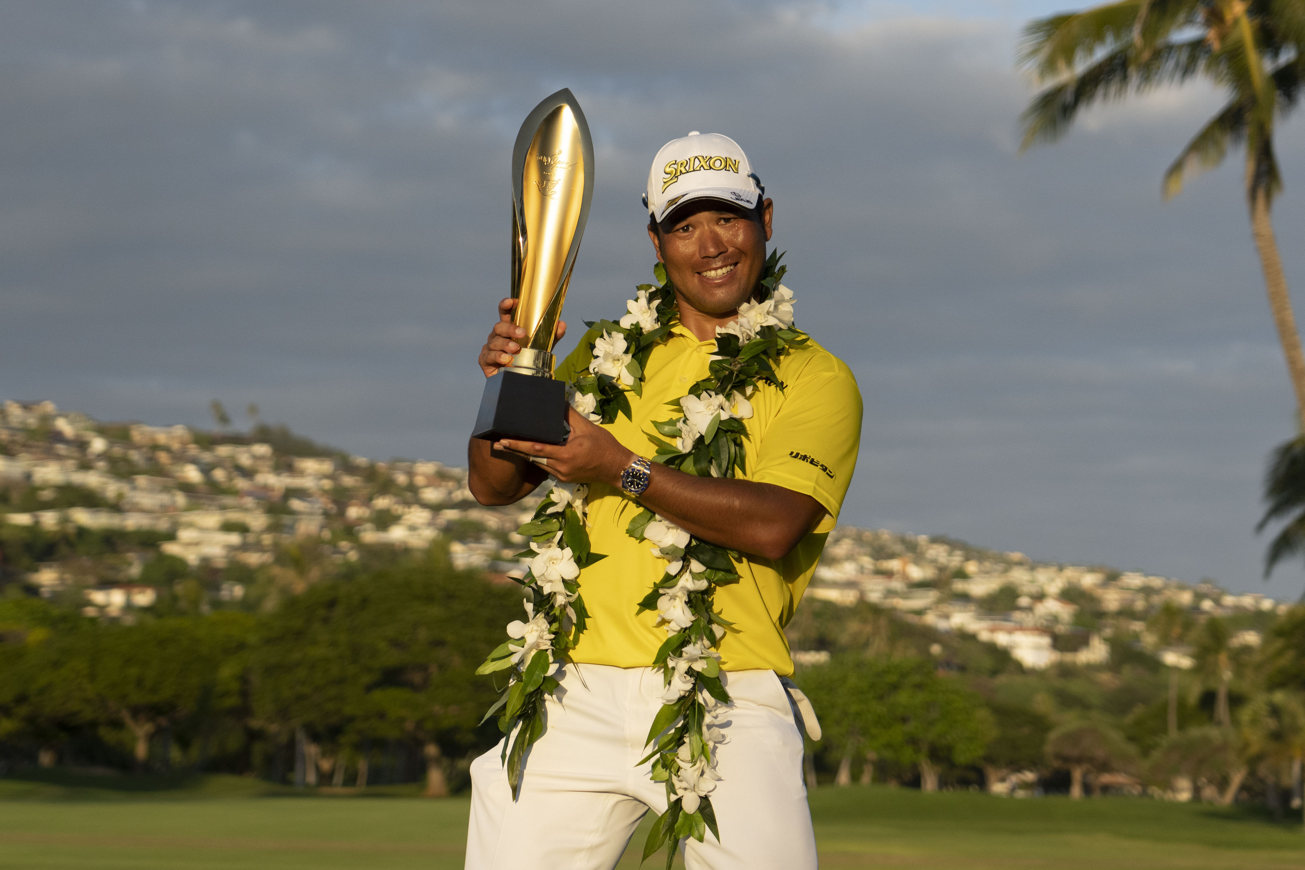 Hideki Matsuyama, 2022 Sony Open in Hawaii (Image via Imagn).