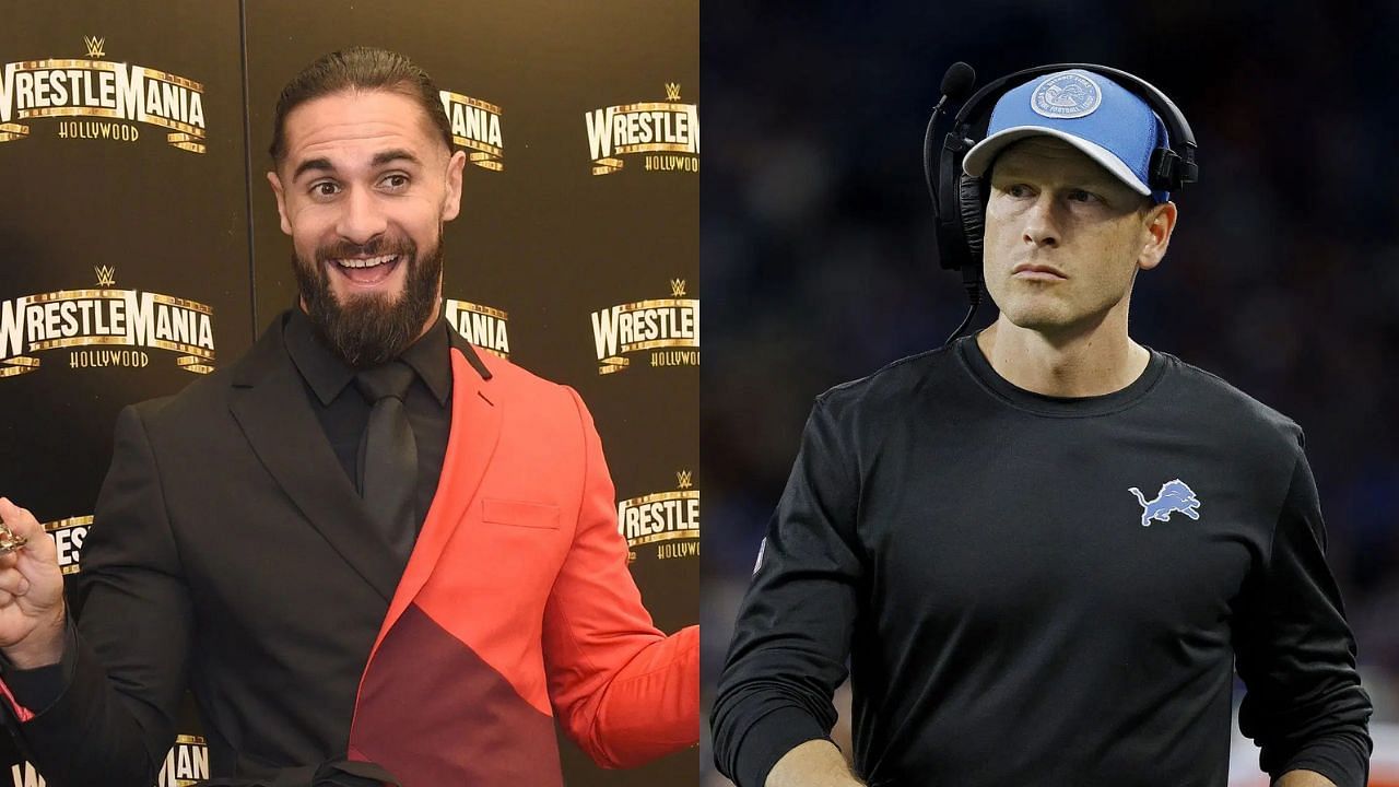 WWE superstar Seth Rollins drops 3-word message on Bears hiring Ben Johnson - SOURCE: Getty