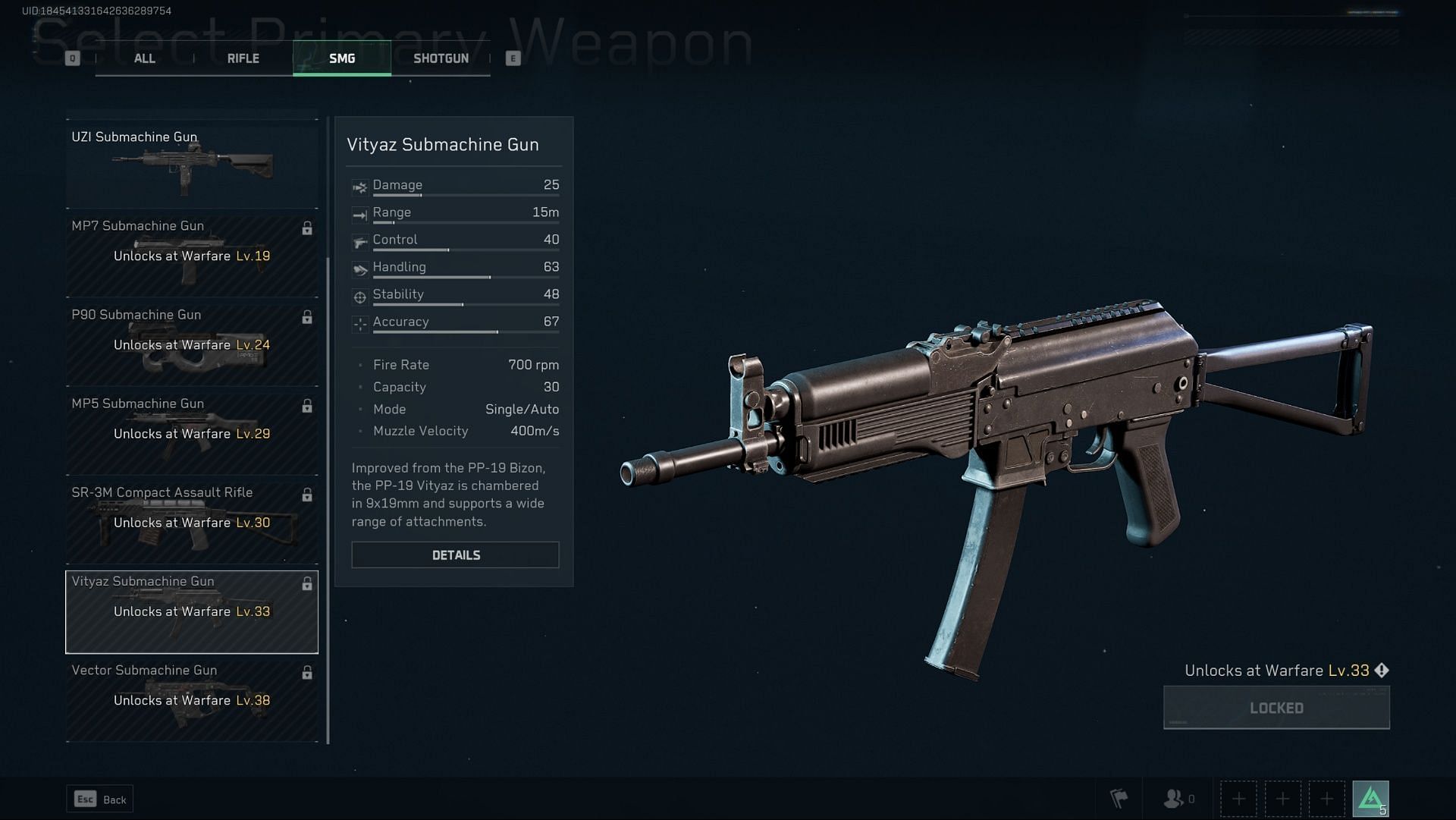 Vityaz SMG in Delta Force (Image via TiMi Studio Group)