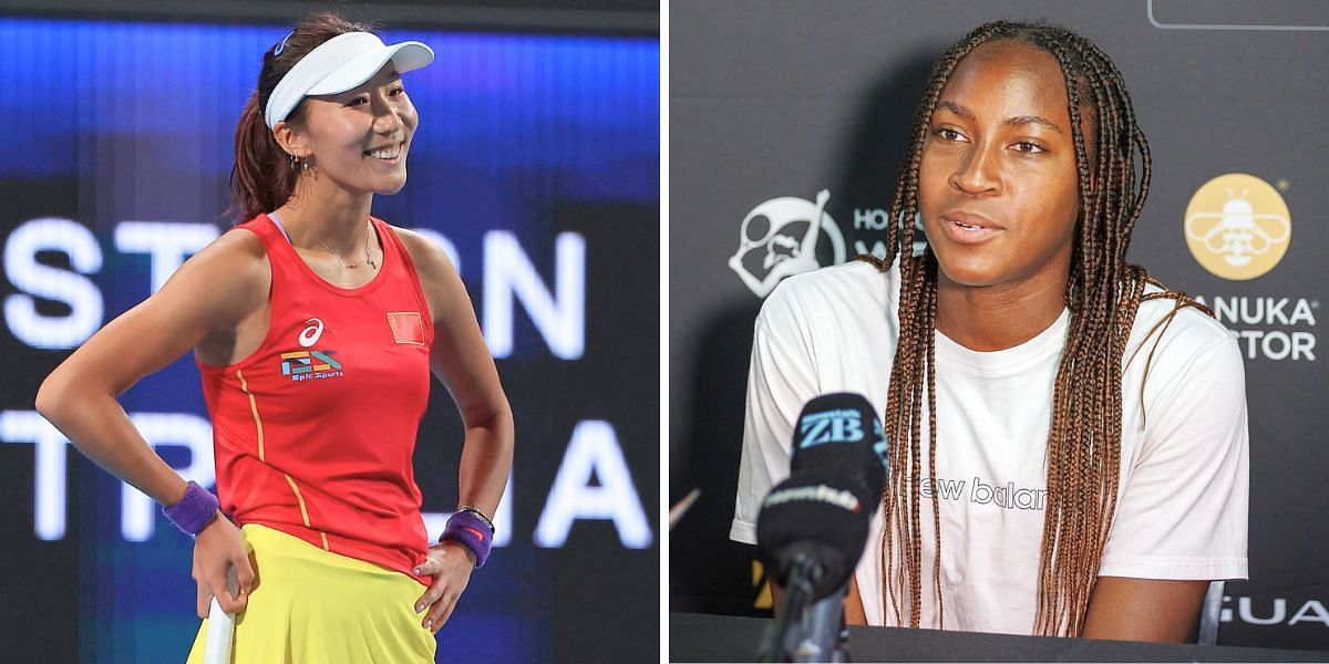 Xinyu Gao (L) &amp; Coco Gauff (R) [Image Source: Getty Images]