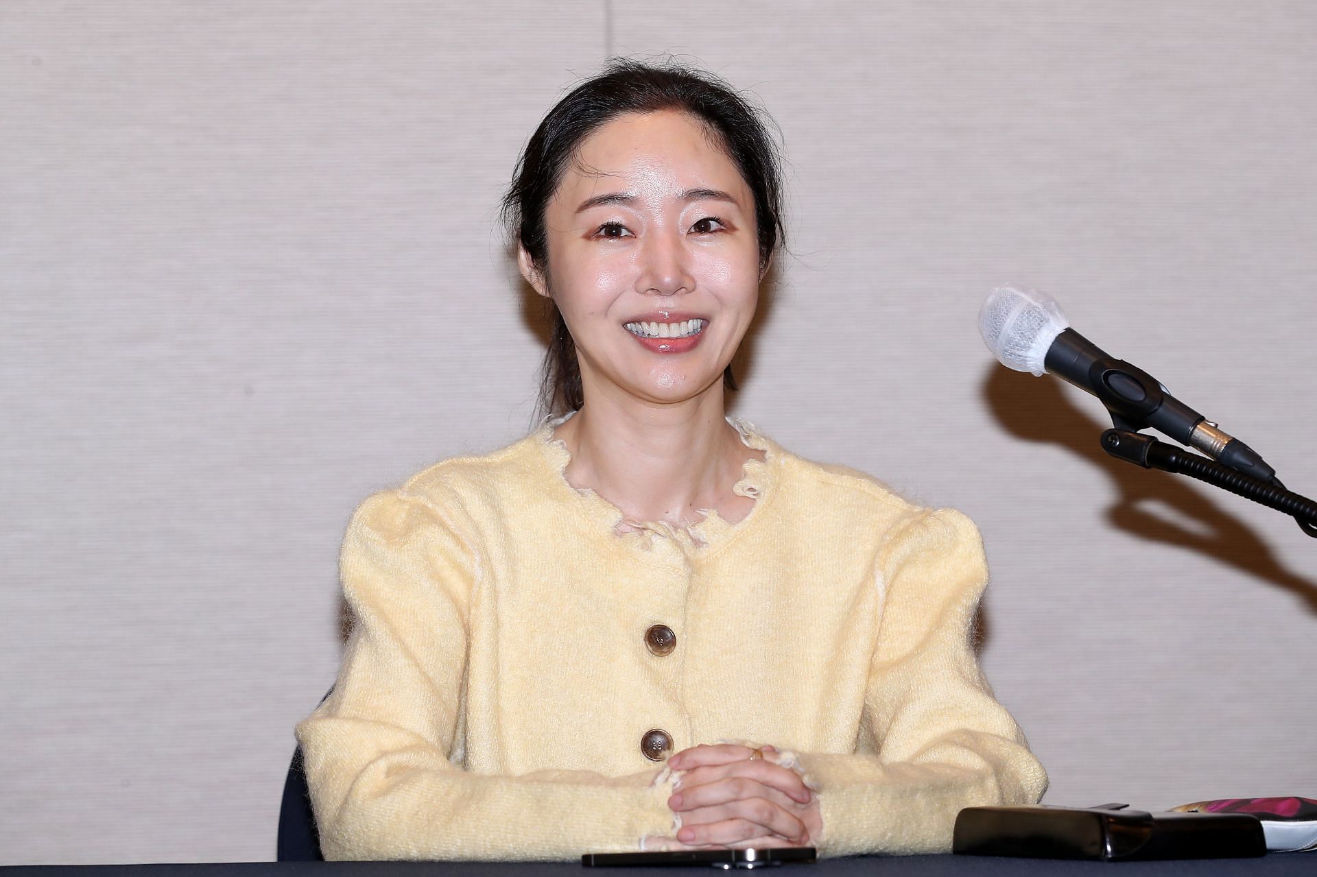 ADOR CEO Min Hee-Jin Press Conference - Source: Getty