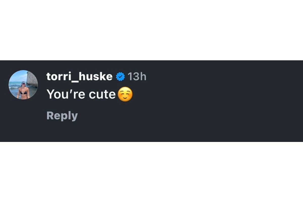 Torri Huske&rsquo;s comment