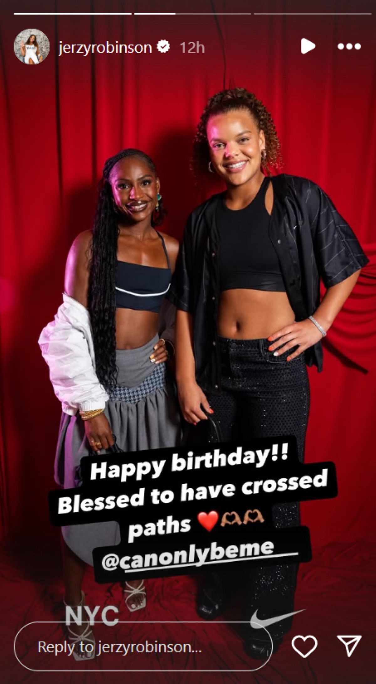 Sierra Canyon hooper Jerzy Robinson shows love to Olympics Gold Medallist Twanisha &quot;TeeTee&quot; Terry on her birthday (Image: IG/jerzyrobinson