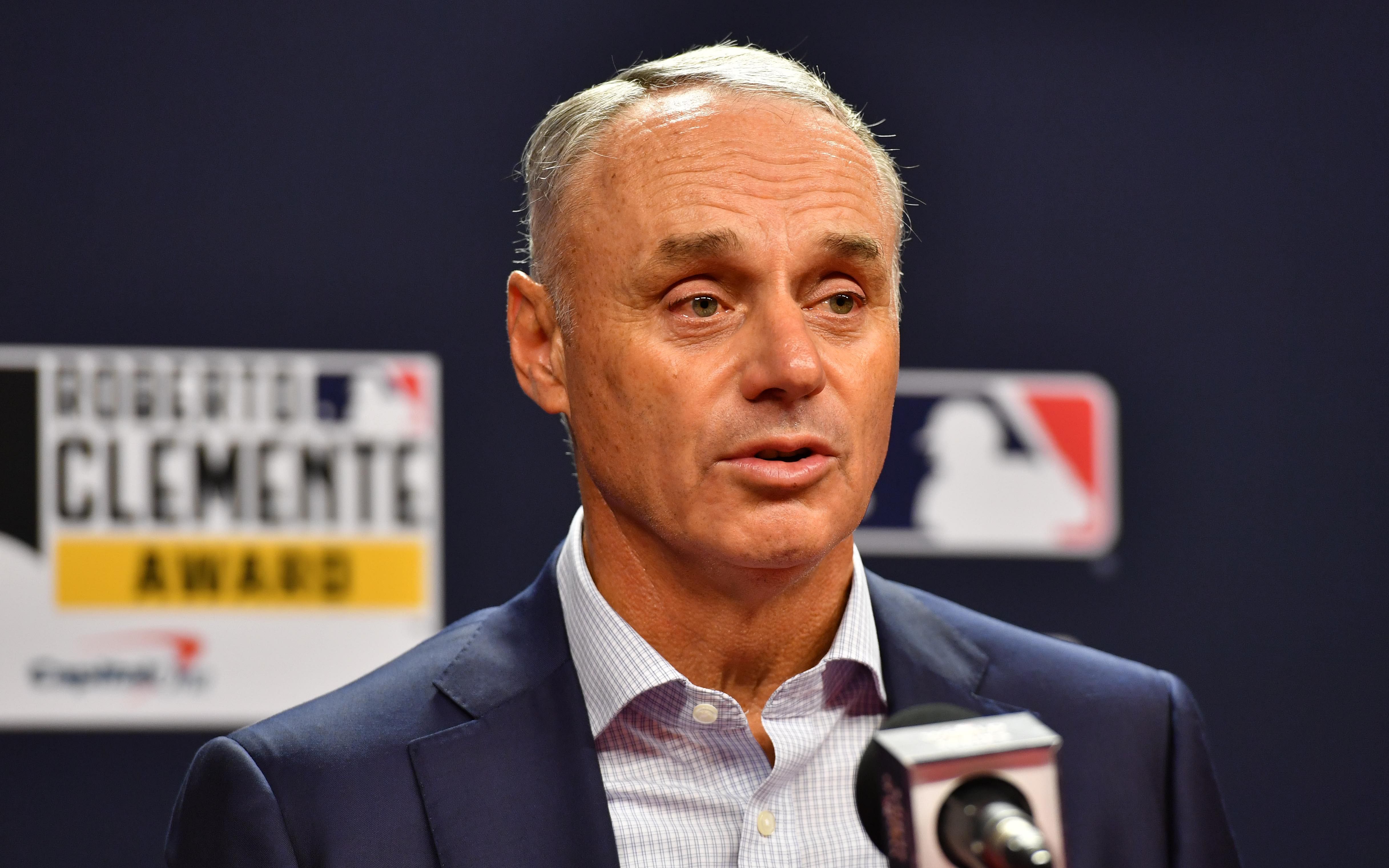 MLB Commissioner - Rob Manfred (Photo via IMAGN)