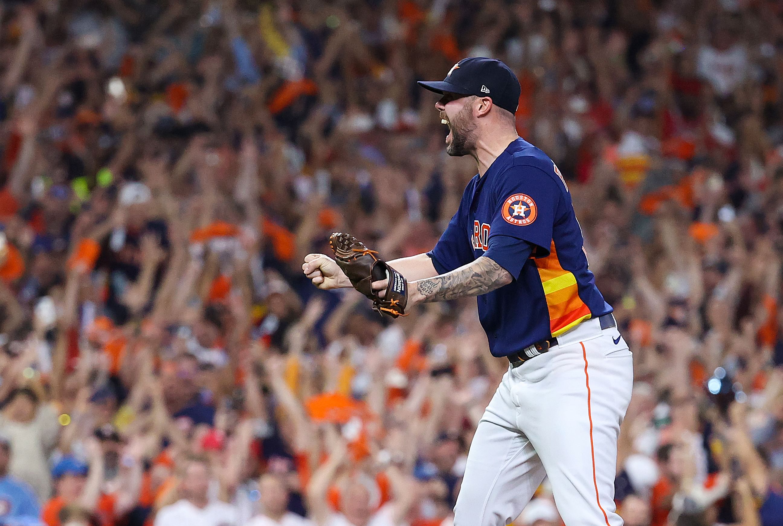 Ryan Pressly recorded the final out to win the 2022 World Series for the Astros (Image Source: IMAGN)