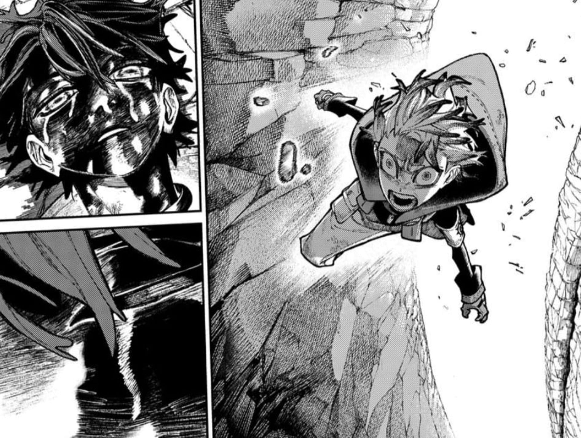 Rudo comes to Follo&#039;s rescue (Image via Shueisha)