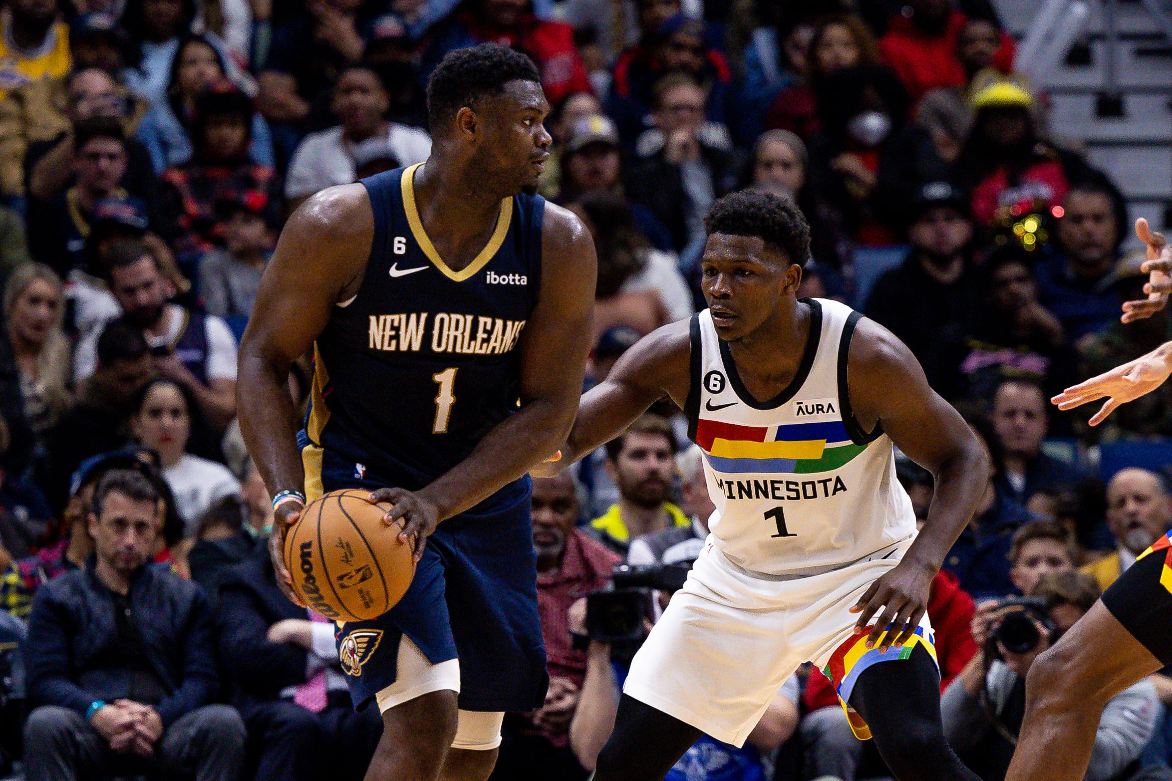 Anthony Edwards drops 32 points in New Orleans, spoils Zion Williamson&#039;s return. (Photo: IMAGN)