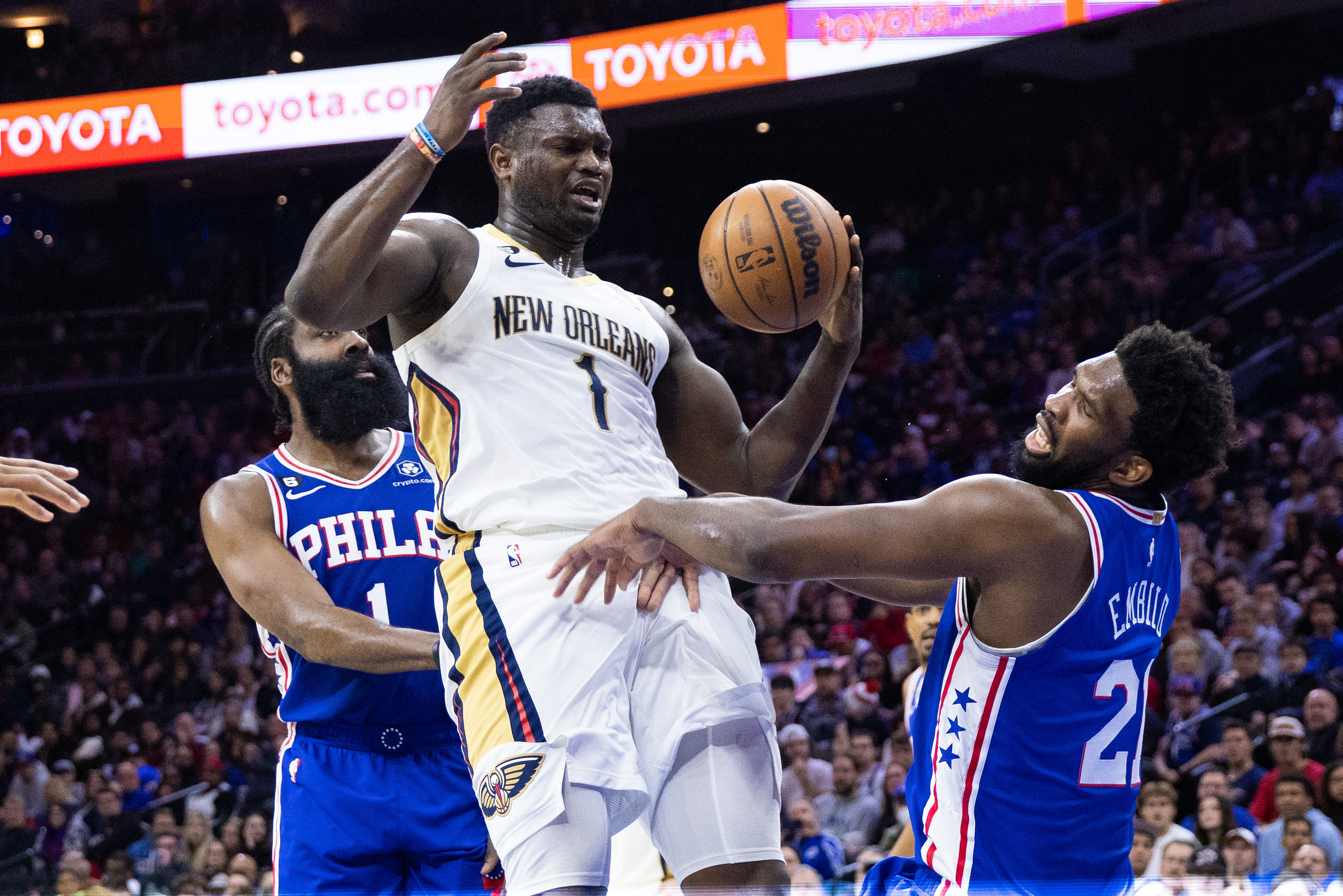 NBA: New Orleans Pelicans at Philadelphia 76ers - Source: Imagn