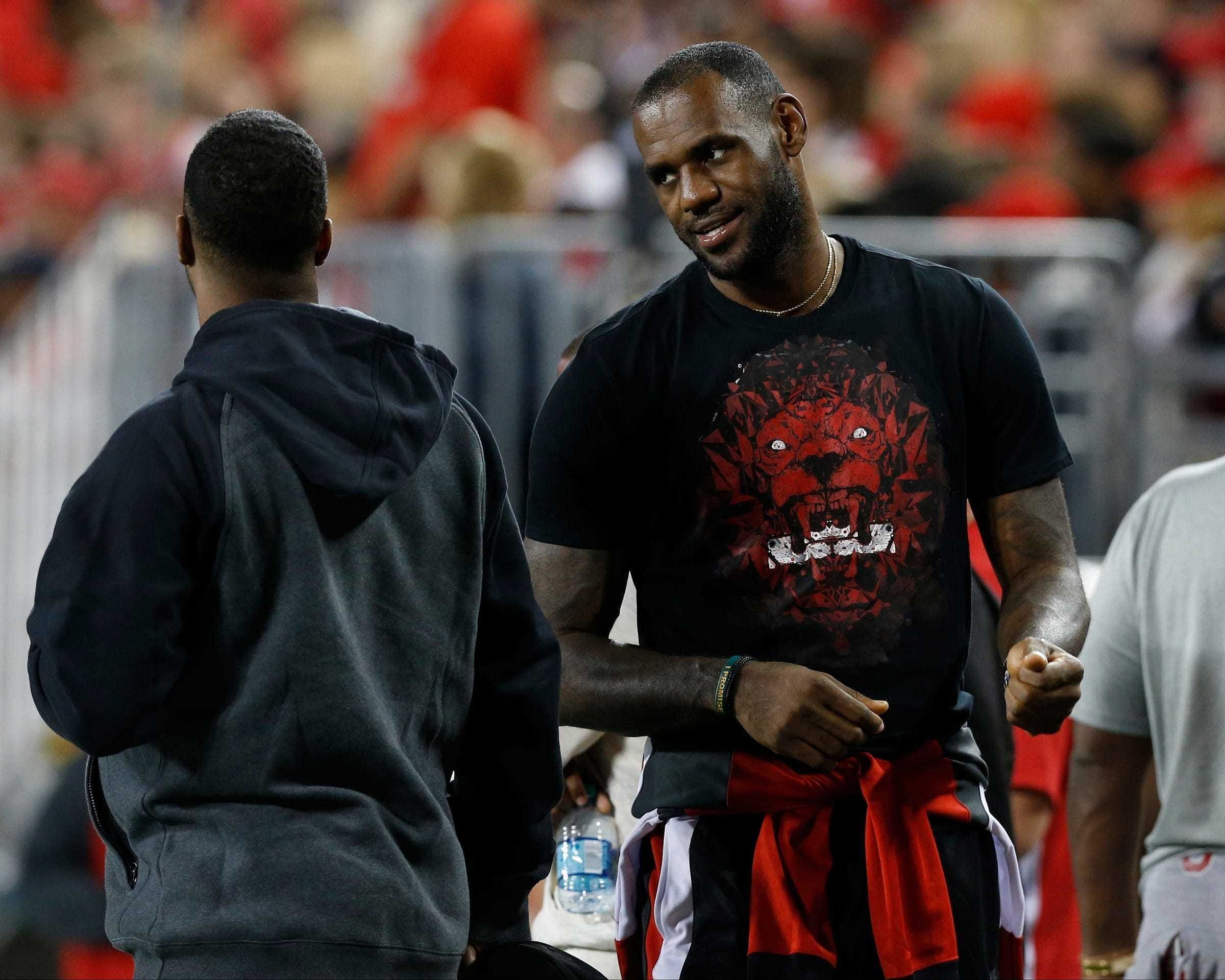 LeBron James was at Ohio Stadium - Source: Imagn