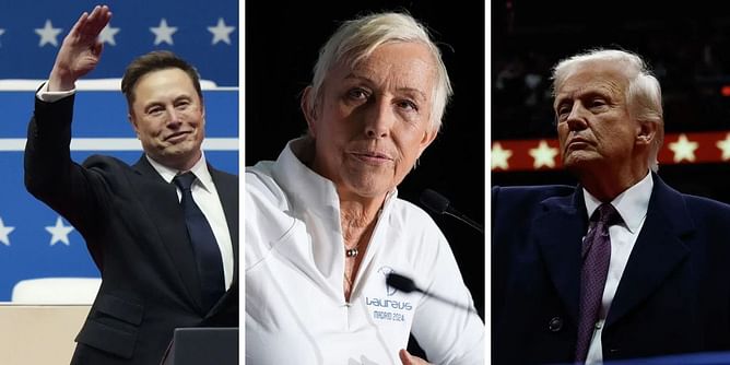 Martina Navratilova gives scathing verdict on Elon Musk's controversial salute at President Donald Trump's inauguration