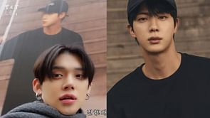 “So much bts x txt crumbs lately”: Fans react as TXT’s Yeonjun and Kai fanboy over BTS' Jin’s Alo Yoga ad banners