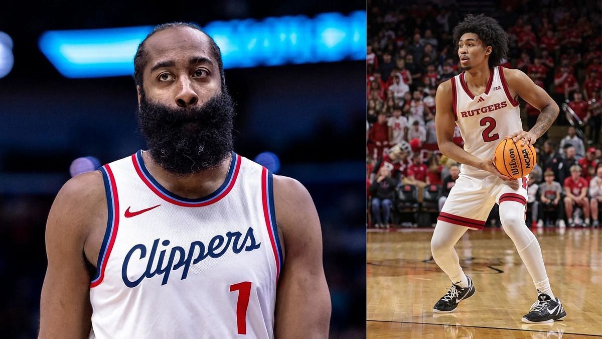 Dylan Harper, James Harden (Image Credits: IMAGN)