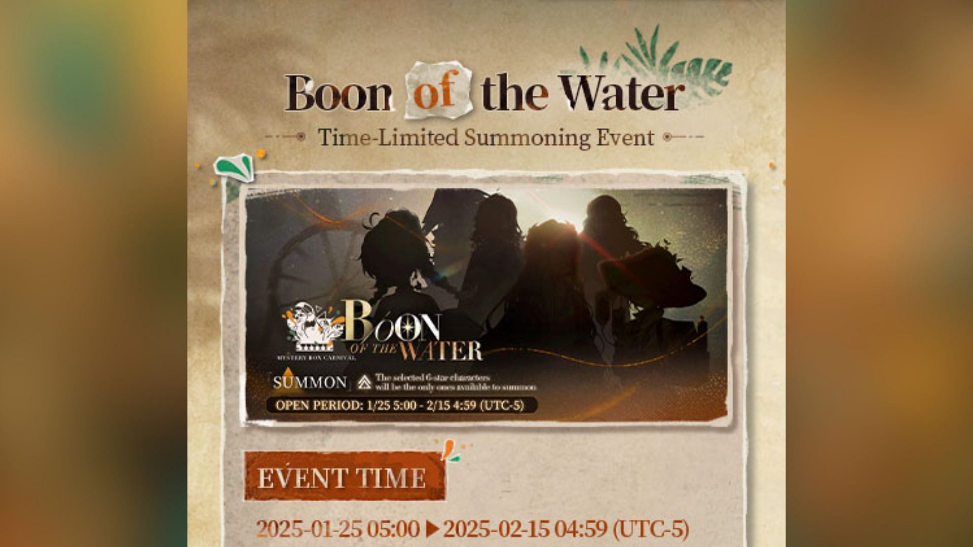 Boon of the Water banner (Image via Bluepoch)