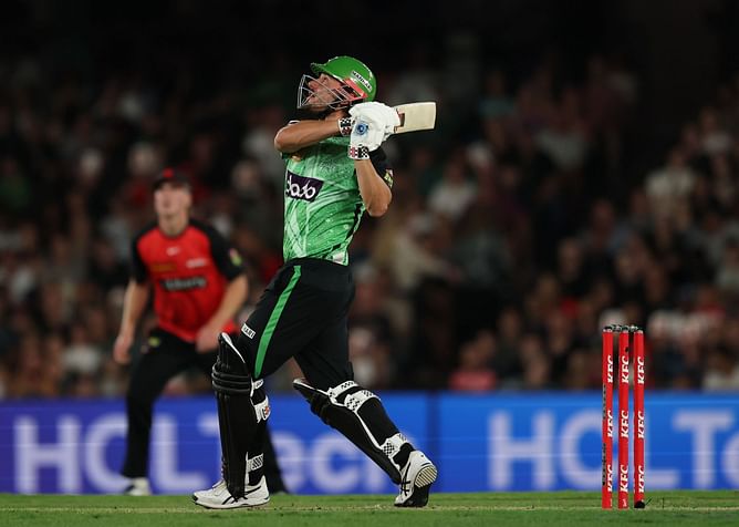 Novak Djokovic watches in awe as Marcus Stoinis nearly hits the roof before being dismissed in BBL 2024-25 match [Watch]