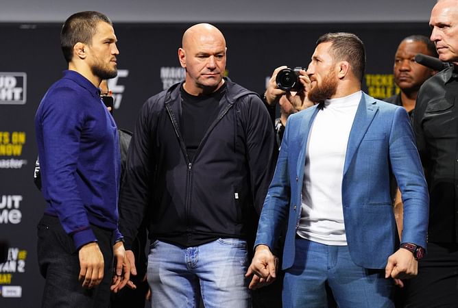 Umar Nurmagomedov's "more Georgian" dig prompts Merab Dvalishvili to deliver unfiltered rant on 'Young Eagle's' nationality: "Going to get slapped"