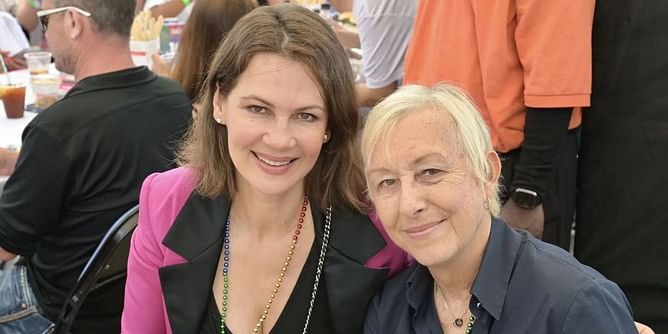 Martina Navratilova & wife Julia Lemigova in party mode for New Year 2025 celebrations