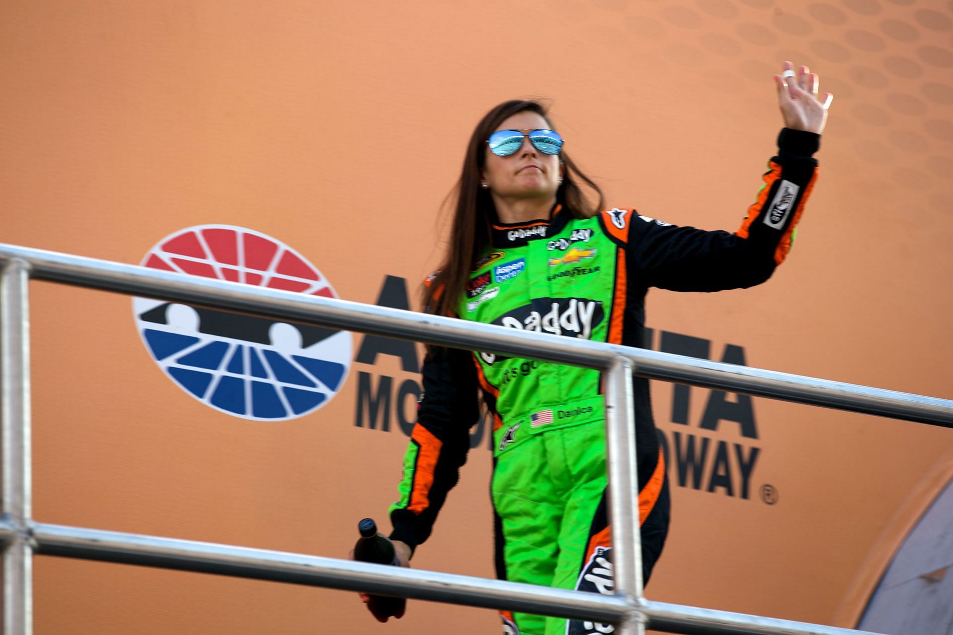 Danica Patrick before the Oral-B USA 500 Sprint Cup Series race - Source: Getty