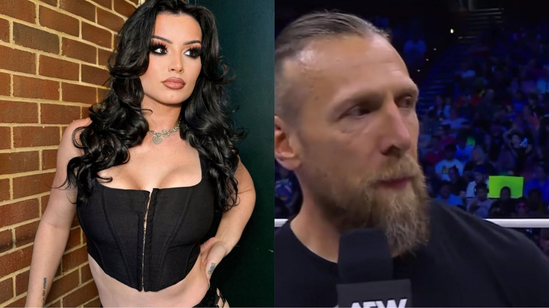 Saraya (left) and Bryan Danielson (right) (Image credits: Saraya and AEW