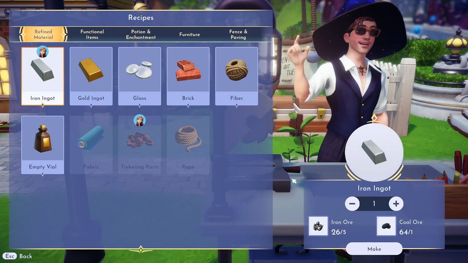 Go to the Crafting Table (Image via Gameloft || YouTube/@Quick Tips)