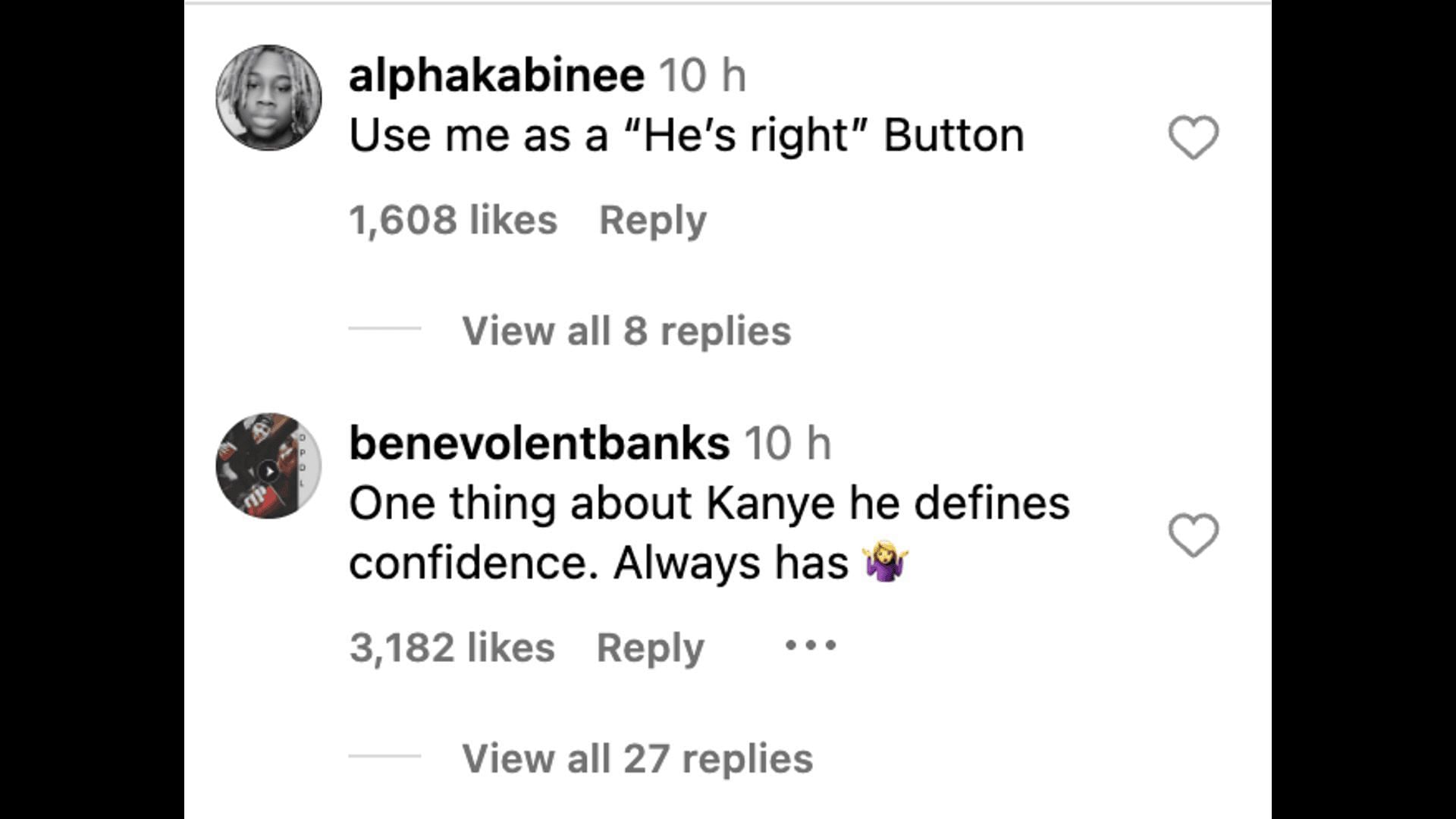 Ye calls himself &quot;Greatest Of All Times&quot; on Instagram: Social media users&#039; reactions explored. (Image via Instagram)