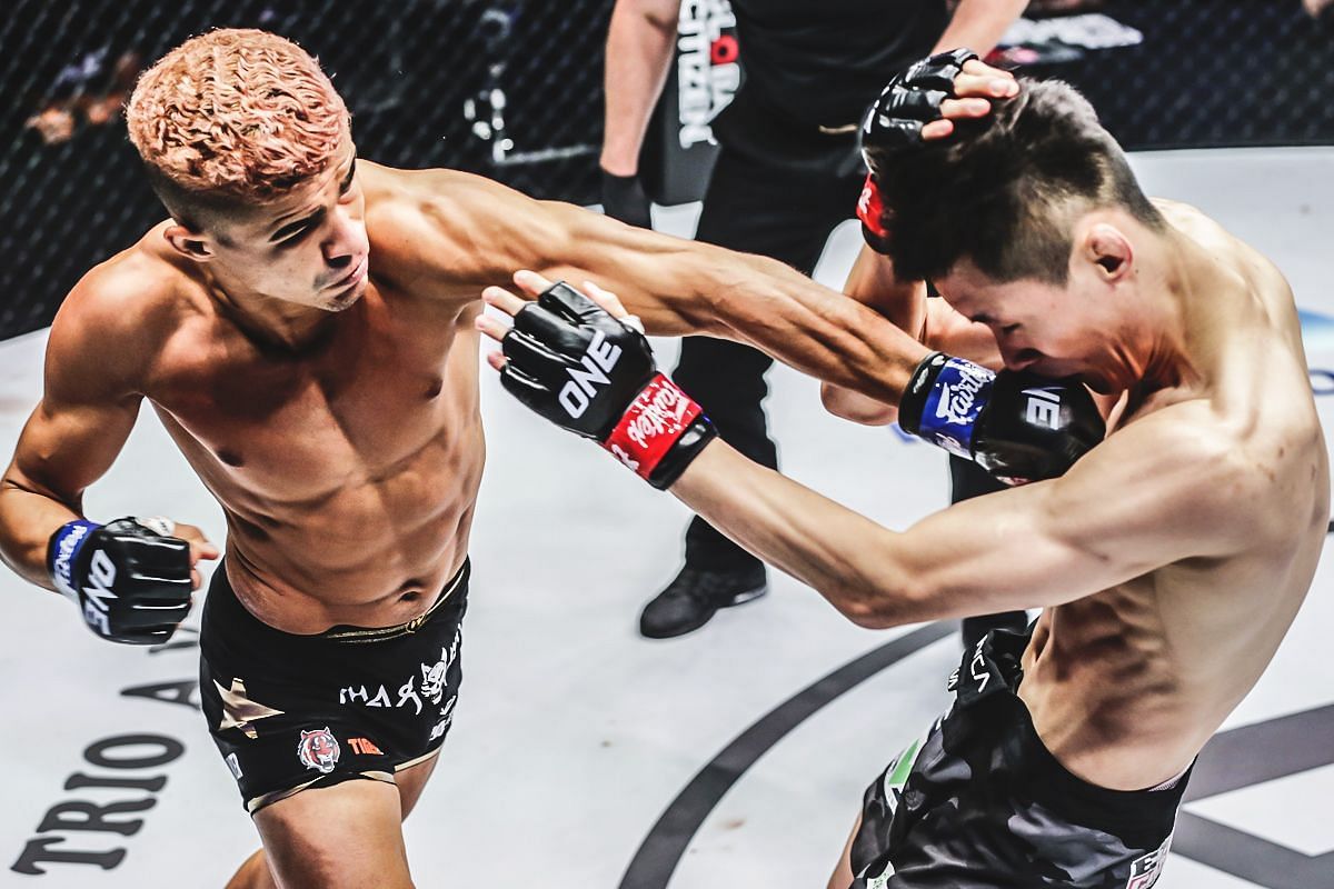 Fabricio Andrade in his first fight against Kwon Won Il at ONE 158. [Photo from ONE Championship]