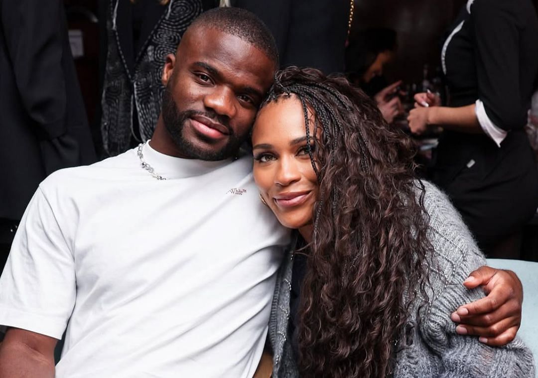 Frances Tiafoe pictured with girlfriend Ayan Broomfield - Image Source: Instagram @ayan.broomfield