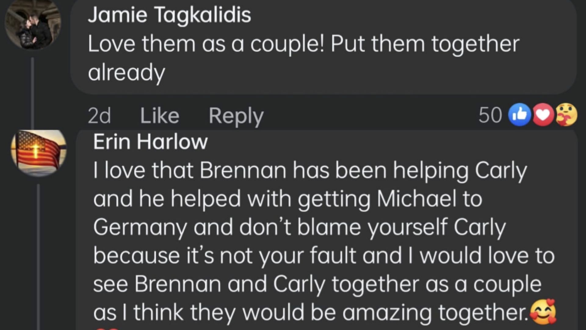 Comments by the fans (Image via Facebook / General Hospital)