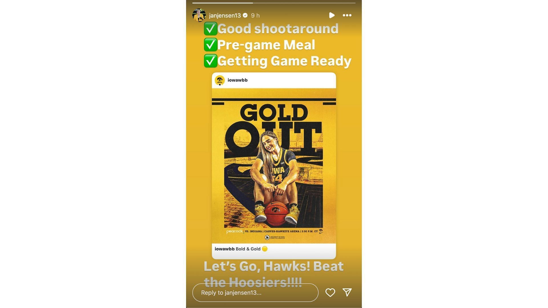 Jan Jensen&#039;s excited Instagram post (Credits: Instagram/@janjensen13)