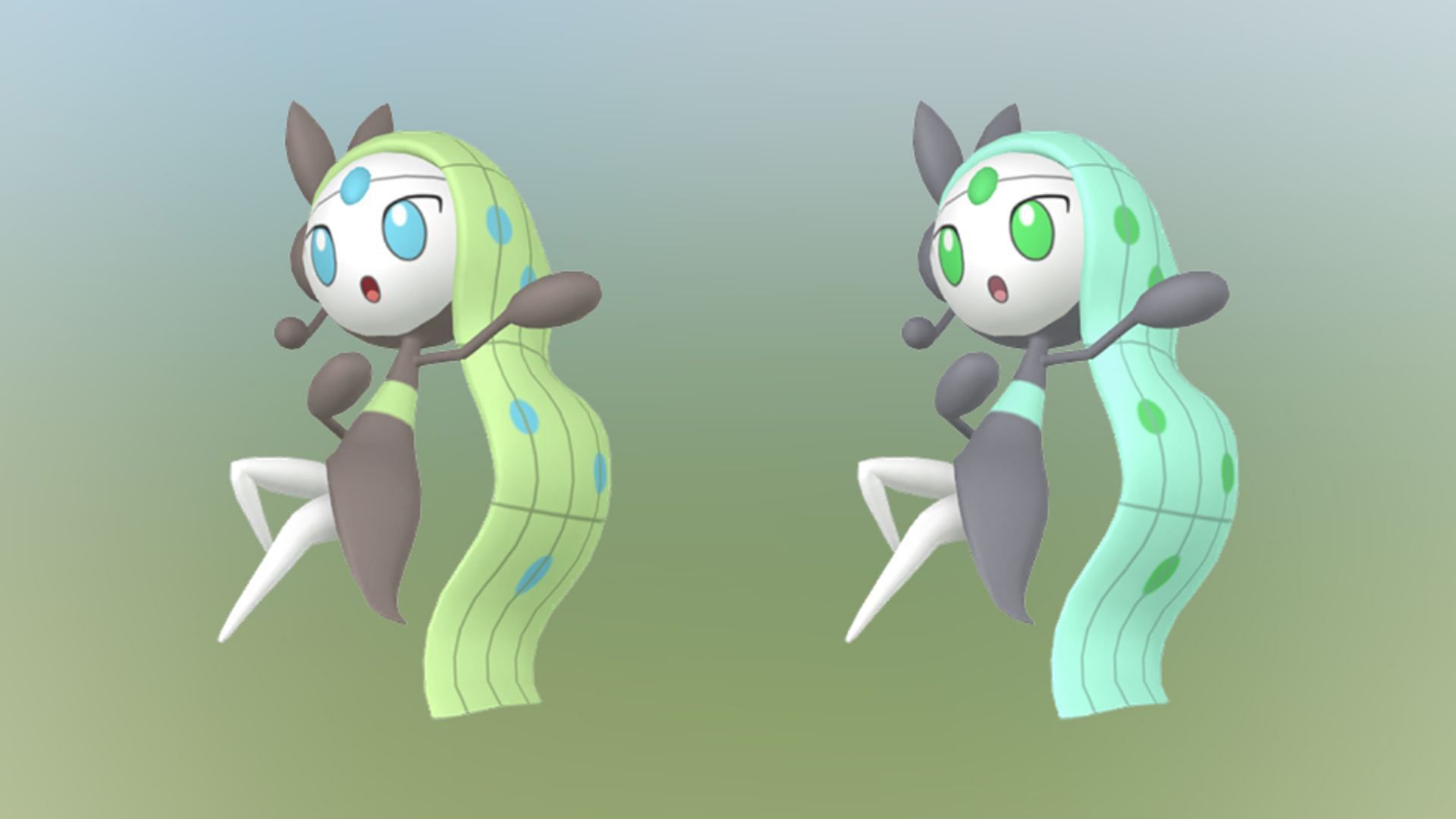 Meloetta Shiny comparison (Image via TPC)