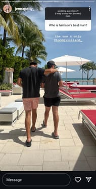 Harrison Burton's best man will be Todd Gilliland