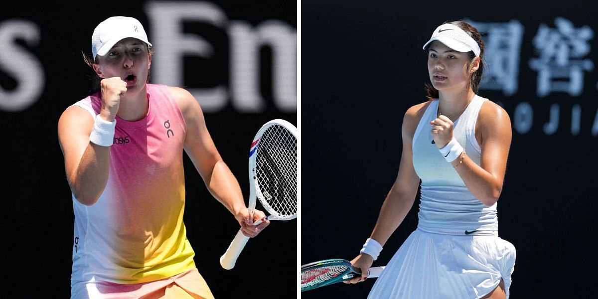 Iga Swiatek vs Emma Raducanu is one of the third-round matches at the Australian Open 2025. (Photos: Getty)