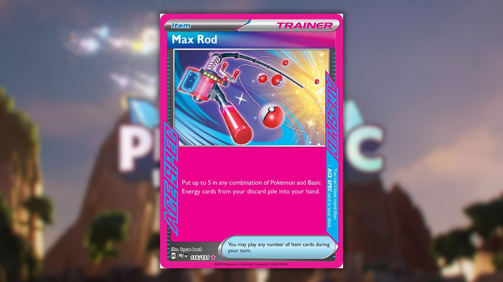 Max Rod card (Image via The Pokemon Company)