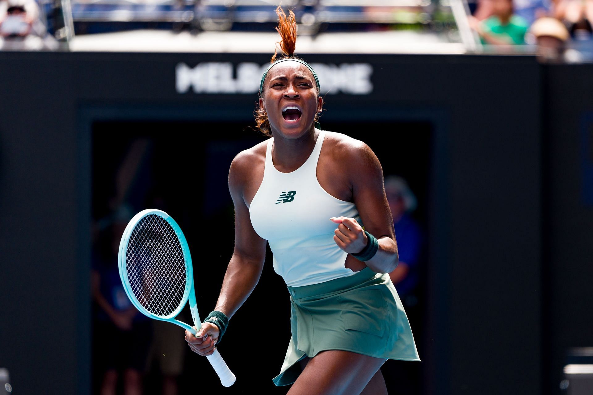 Coco Gauff at the 2025 Australian Open - Source: Getty