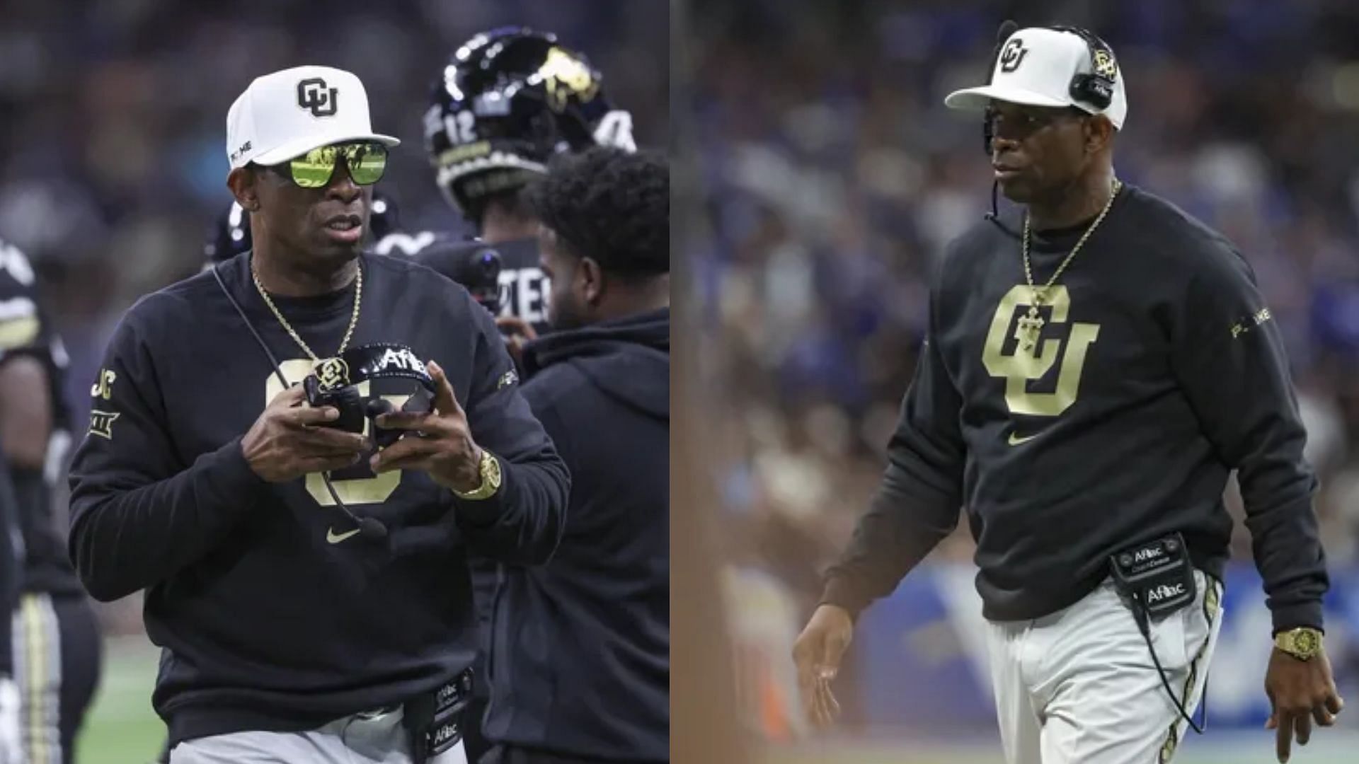 Colorado Buffaloes coach Deion Sanders 