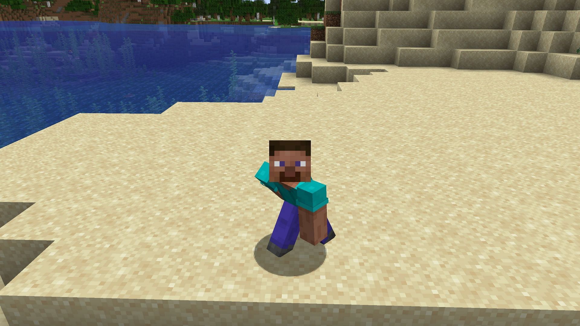 Minecraft snapshot 25w04a reverts important movement nerfs that took place after bug fixes (Image via Mojang Studios)