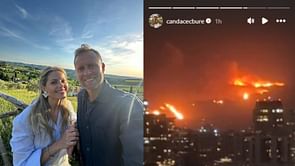 "I'm literally watching it burn": Valeri Bure's wife Candace pleads for safety of individuals affected by Pacific Palisades wildfire in California