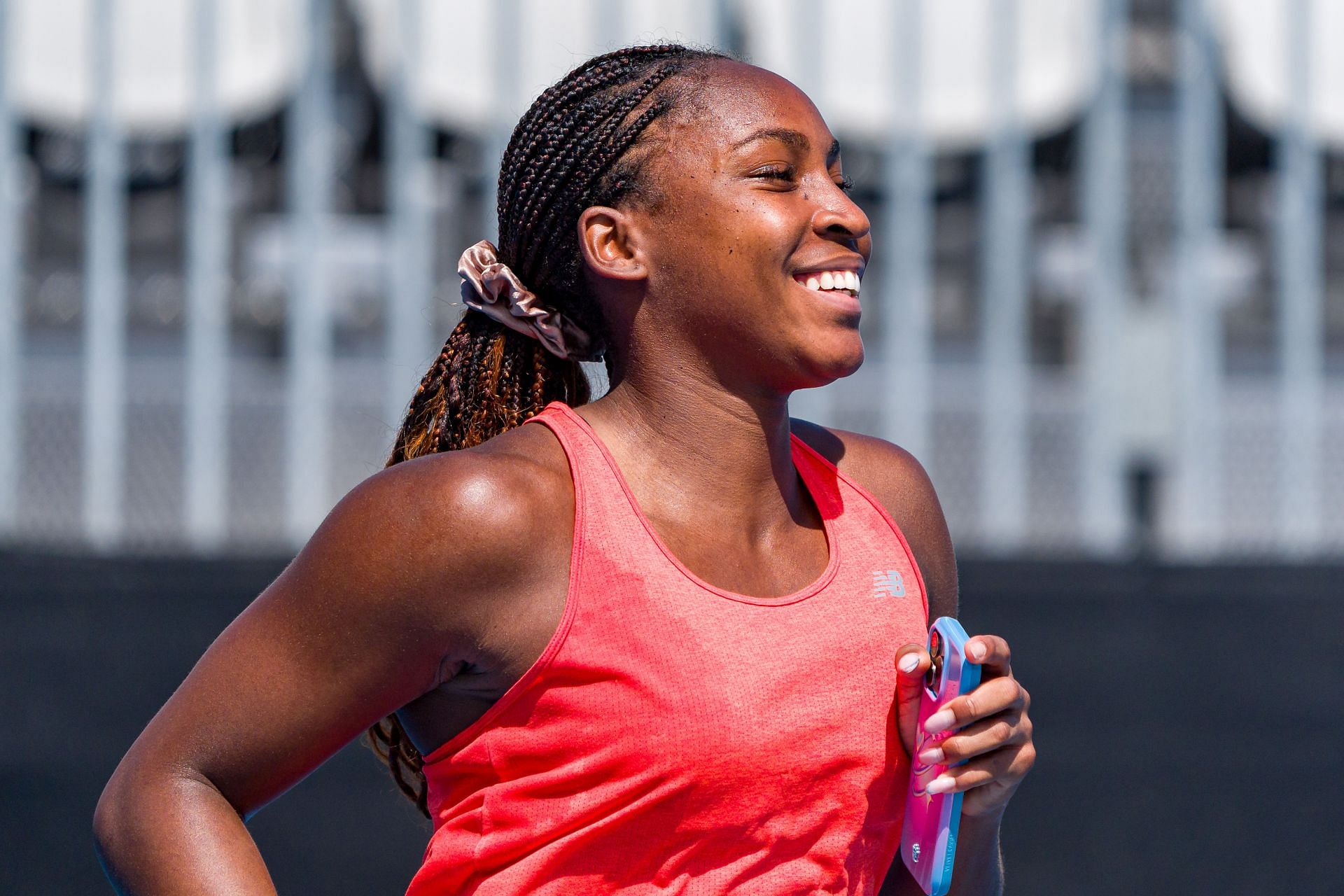 Coco Gauff during the 2025 United Cup (Image source: Getty)