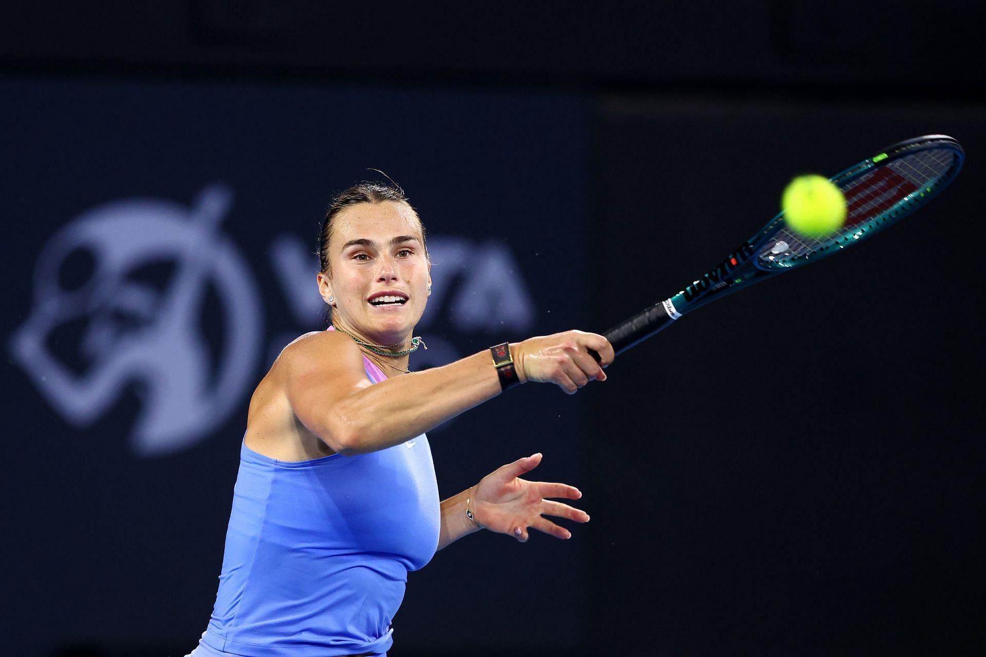 Aryna Sabalenka at the 2025 Brisbane International [Image Source: Getty Images]