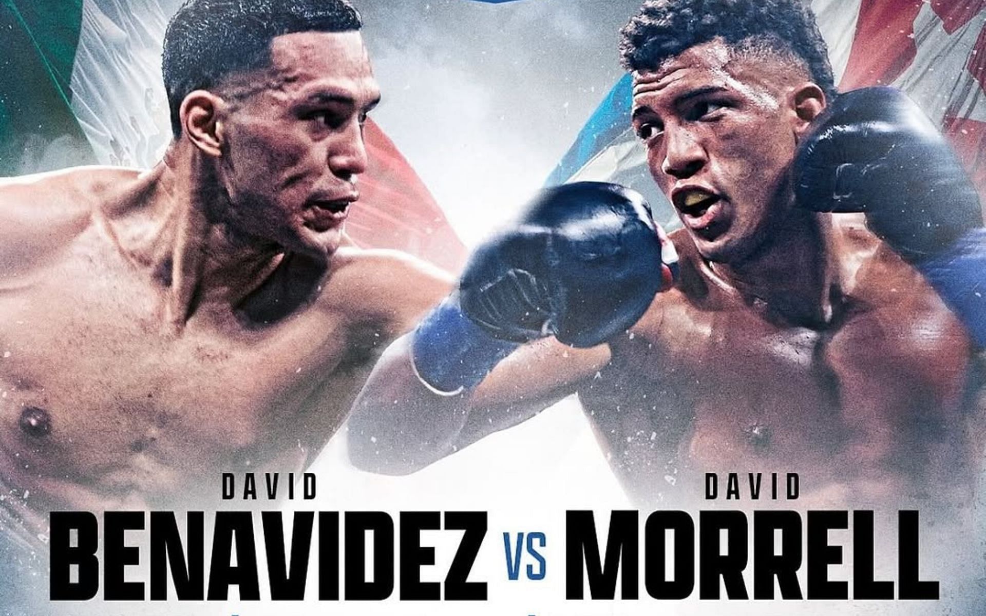 David Benavidez vs. David Morrell Jr. headlines a PBC boxing event this February [Image courtesy: @davidmorrelljr_oficial and @premierboxing on Instagram]