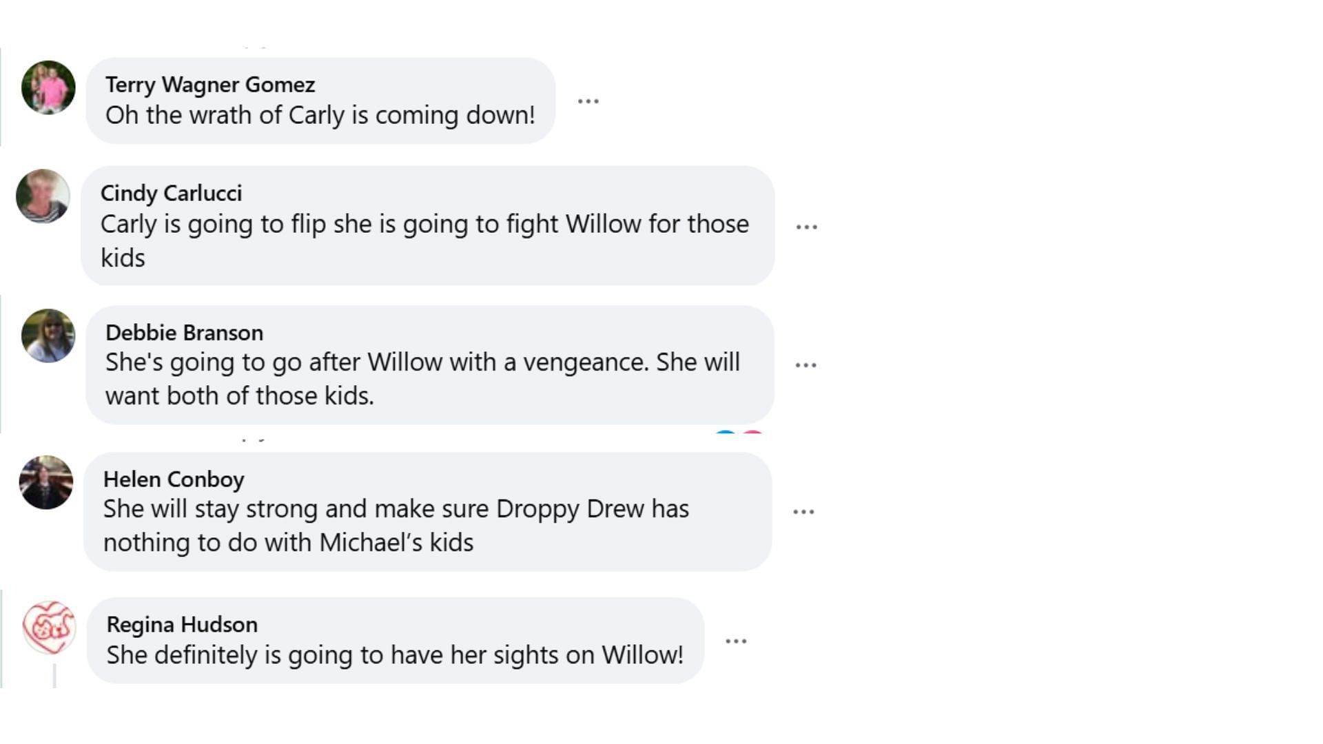 Some fans think Carly may respond with vengeance (Image via Facebook/@General Hospital Fans-Official)