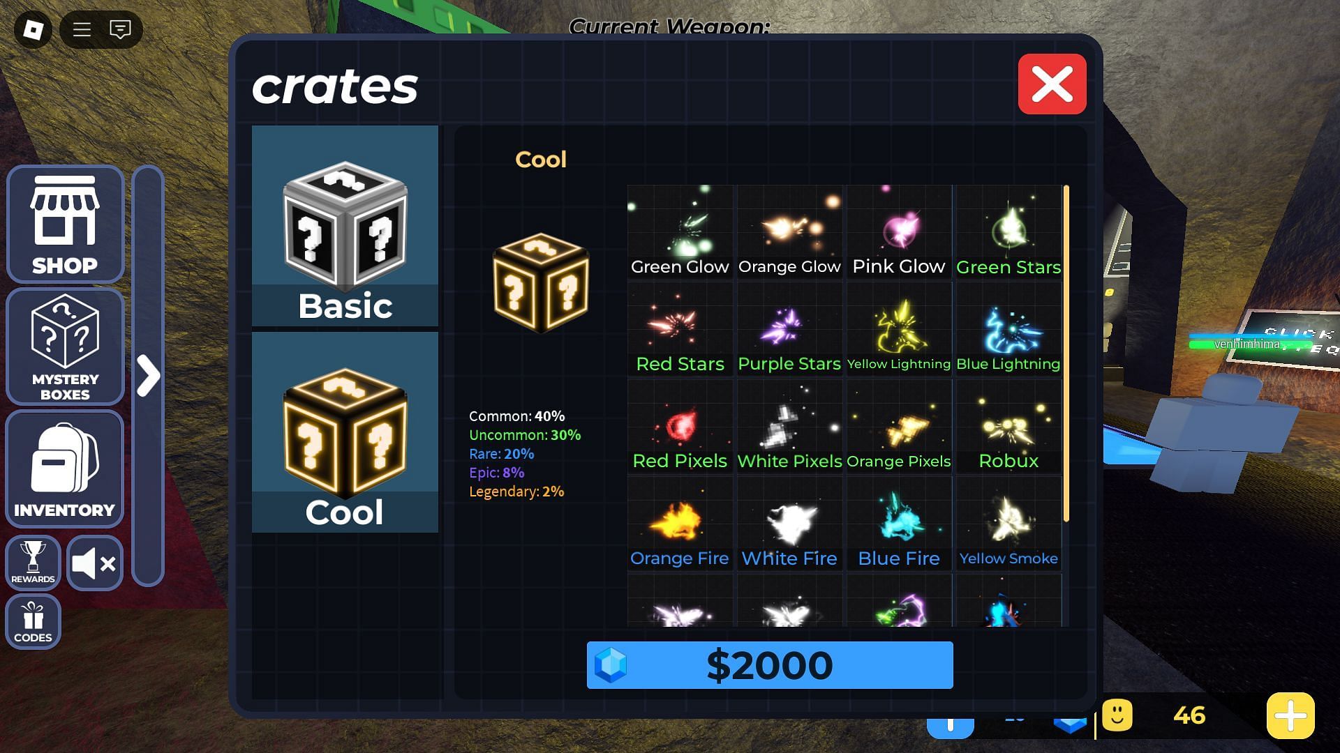 Cosmetic Crates (Image via Roblox)