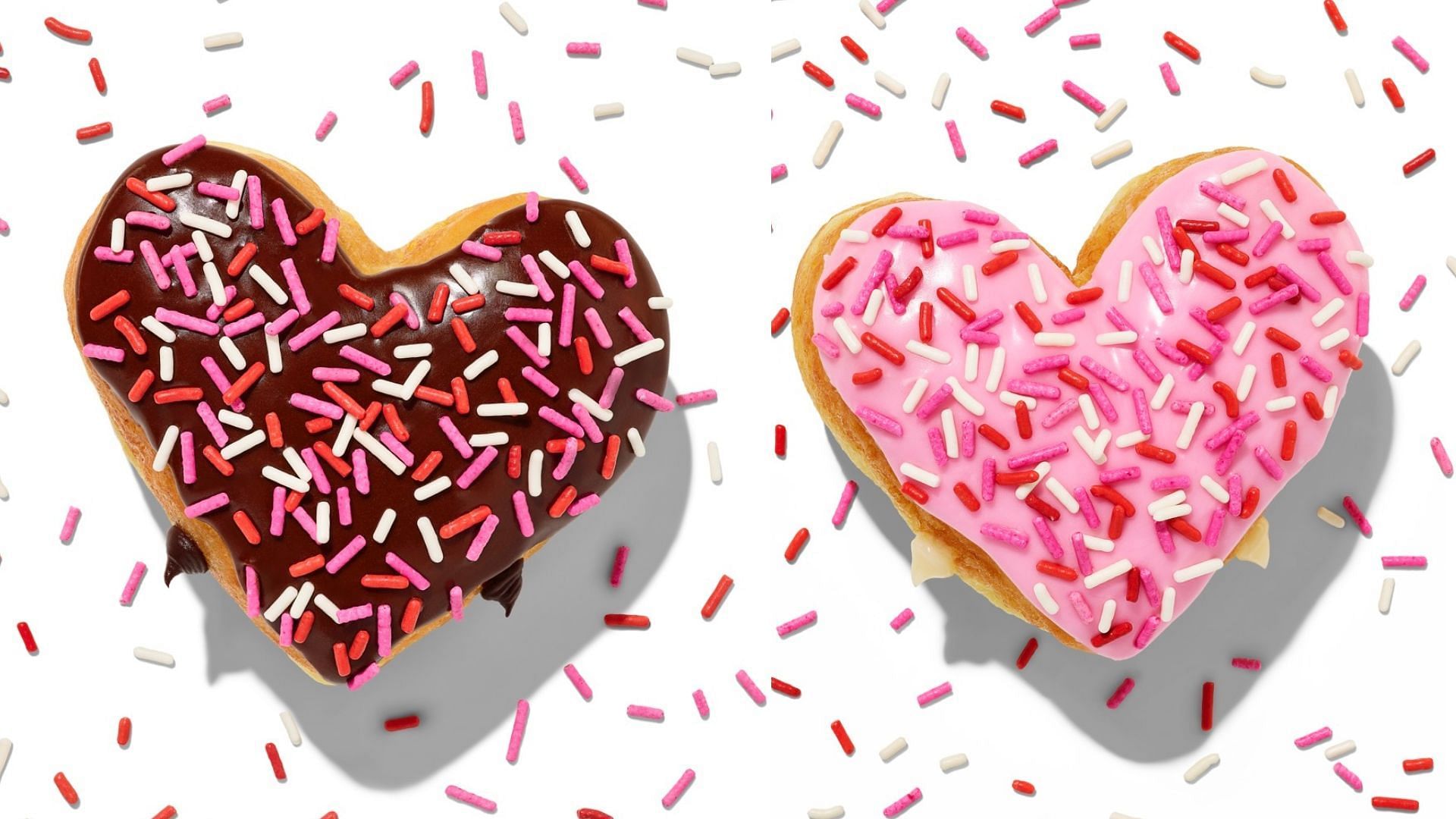 Dunkin&rsquo;s Valentine&rsquo;s limited-time lineup (Image via Dunkin&#039;)