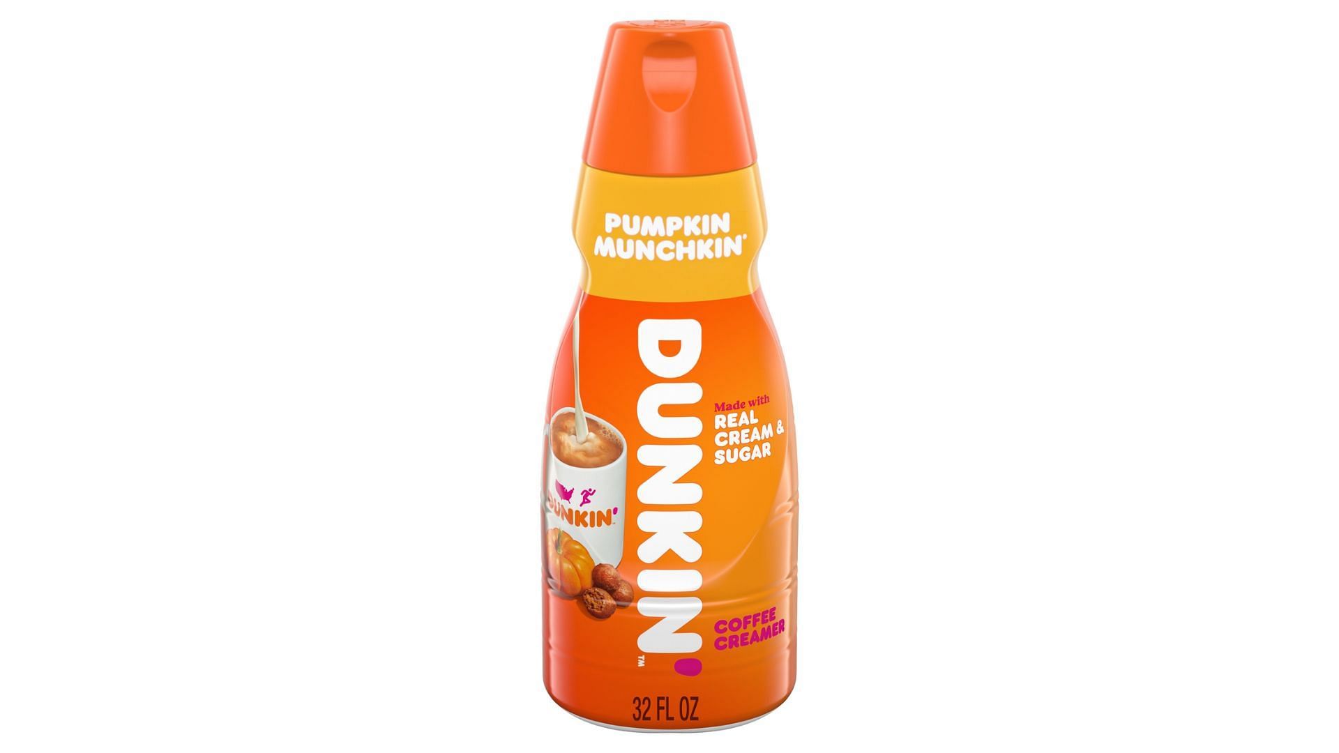 Pumpkin Munchkin Coffee Creamer (Image via Dunkin&#039;)