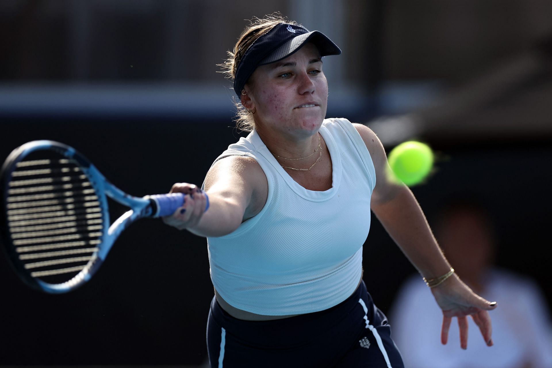 Sofia Kenin at the ASB Classic 2025. (Photo: Getty)