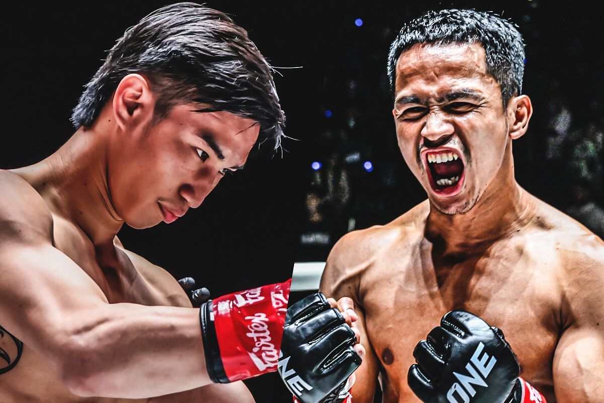 Tawanchai (left) and Superbon (right). [Photos from ONE Championship]