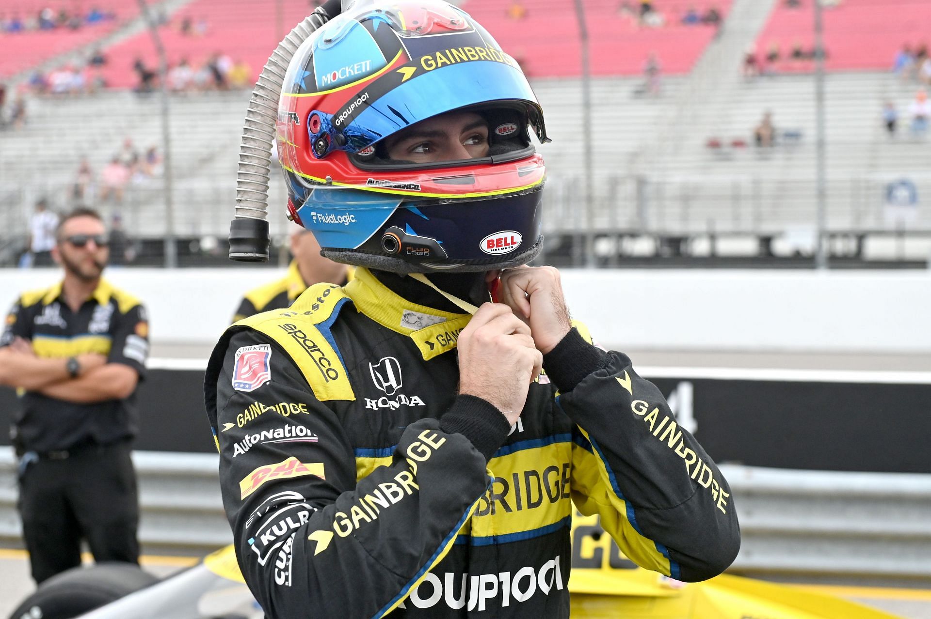 Colton Herta at the INDYCAR Bommarito Automotive Group 500 - Source: Getty