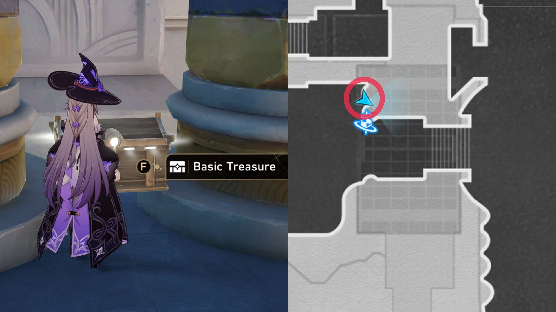 Location of Basic Treasure Chest #29 (Image via HoYoverse)