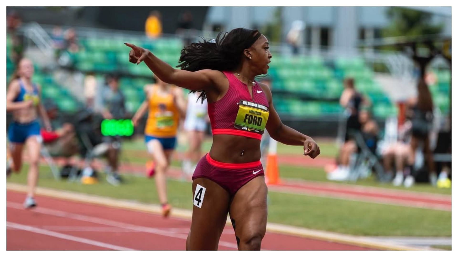 JaMeesia Ford, South Carolina track and field athlete ( Image via Instagram/@jameesiaford)