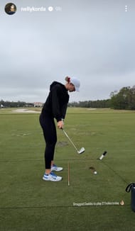 Still from Nelly Korda's Instagram story/@nellykorda