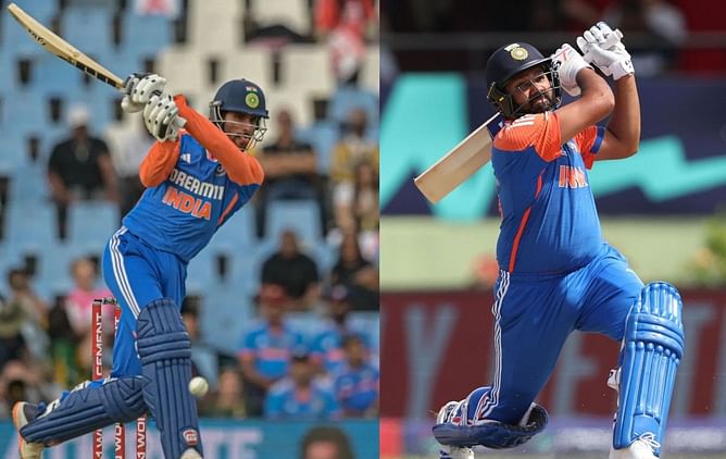 Tilak Varma vs Rohit Sharma - comparing the stats of the two after 22 T20Is